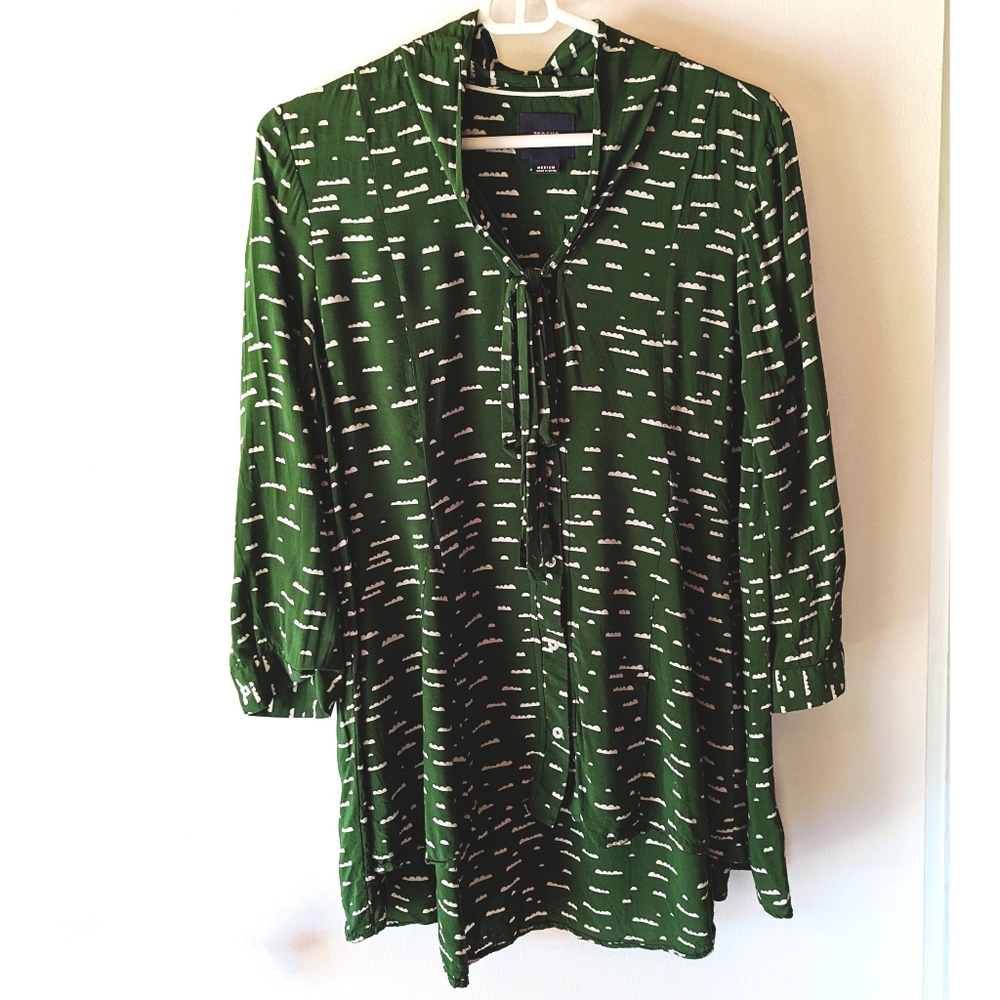 Anthropology, Maeve, green, blouse